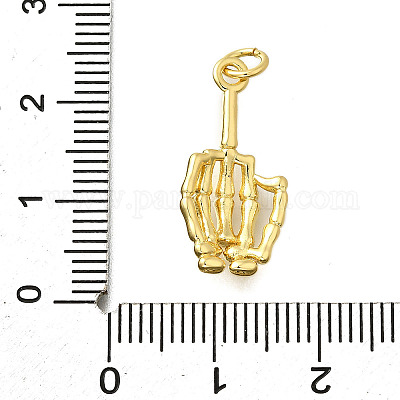 Латунные подвески&nbsp;KK-P295-11G-1