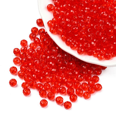 Perles en acrylique transparente&nbsp;TACR-N017-01-05-1