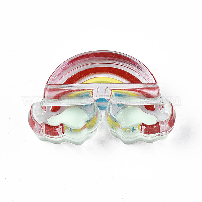 Transparente Acryl-Emailperlen&nbsp;OACR-N130-026-01-1