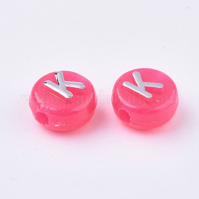 Покрытие непрозрачных акриловых бусин MACR-SZ0001-46E-1