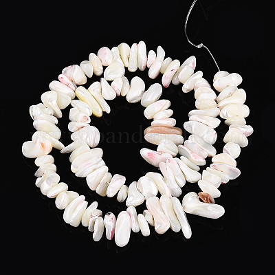 Нити бусин из натуральных трохоидных/трохус ракушек SSHEL-T017-29-1