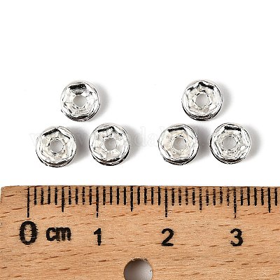 Латунь марки А горный хрусталь Spacer бисер RSB036NF-16-1