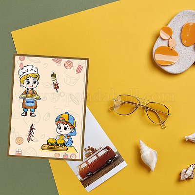 Прозрачные штампы из ПВХ с летней тематикой DIY-WH0631-0481-1