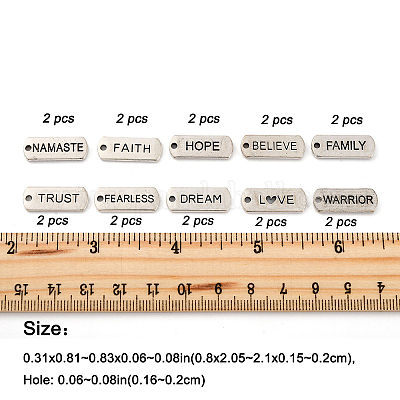 20шт 10 стиля подвески из сплава в тибетском стиле TIBE-FP0001-14-1