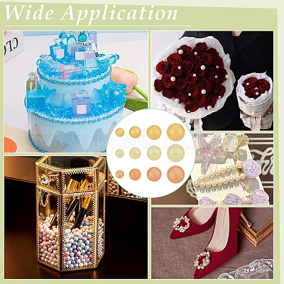 2610 шт. бусины из искусственного жемчуга RESI-PH0002-54A-1