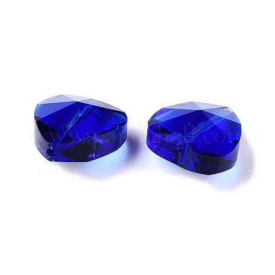 Прозрачные стеклянные бусины GLAA-Q066-14mm-A18-1