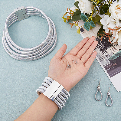 Пластиковые серьги-капли SJEW-FI0001-32C-1