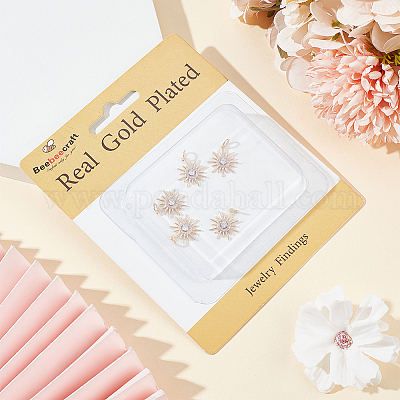 Кулоны солнечного затмения из латуни с прозрачным фианитом и прозрачным фианитом ZIRC-BBC0002-49-1