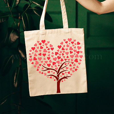 Wholesale FINGERINSPIRE Heart Stencils For Painting 30x15cm