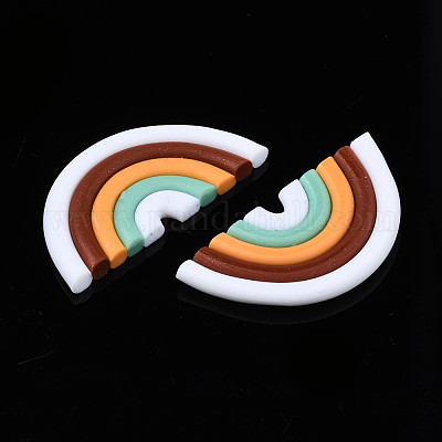 Кабошоны из полимерной глины ручной работы CLAY-N010-030-09-1