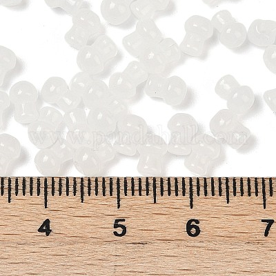 Стеклянные бусины прозрачных цветов SEED-R001-01A-1