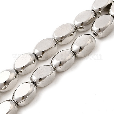 Стеклянные бусины с гальваническим покрытием  EGLA-F166-02A-P-1