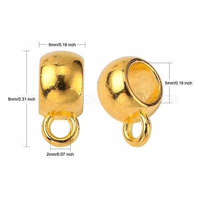 Поручни из сплава в тибетском стиле TIBEP-LFH251Y-G-FF-1