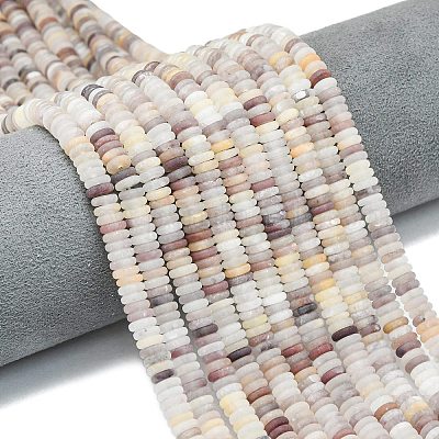 Нити бусин из матового натурального кварца G-K389-C34-01-1