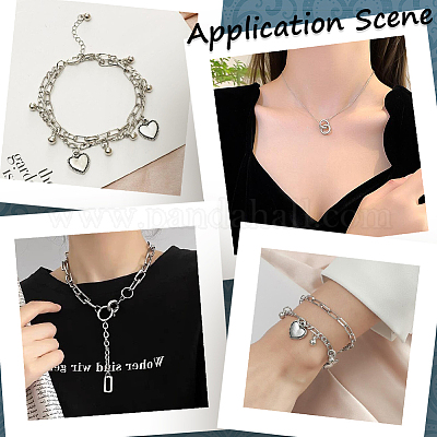 10 шт. 925 разъемных соединительных кольца из стерлингового серебра&nbsp;STER-BBC0007-85B-1