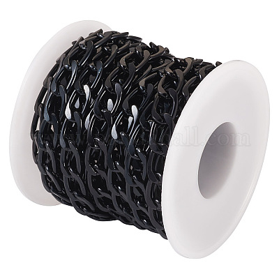 Овальные бордюрные цепи из оксидированного алюминия&nbsp;CHA-TAC0004-01EB-1