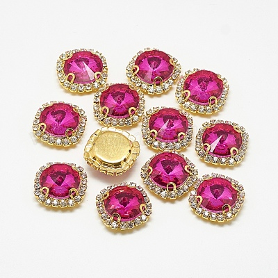 Шить на горный хрусталь RGLA-T121-14mm-09G-1