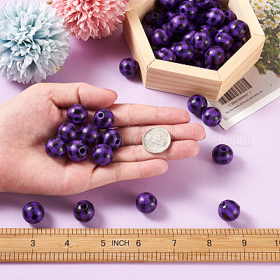 Натуральные деревянные бусы WOOD-TAC0010-05N-1