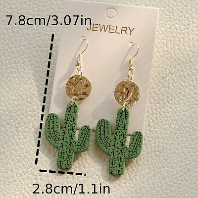 Серьги с подвесками из сплава акрила FS-WG7F4A0-01-1