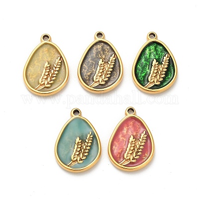 Подвески из нержавеющей стали 304 с эмалью STAS-K306-53G-1