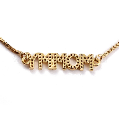 Регулируемые браслеты-слайдеры с прозрачным кубическим цирконием из латуни с микропаве BJEW-L652-16G-1