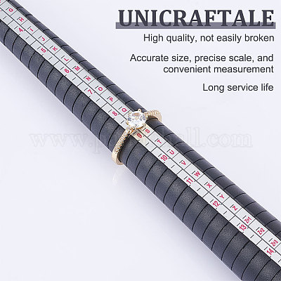 Wholesale UNICRAFTALE 26.1x2.5cm Ring Mandrel Plastic Ring Sizer