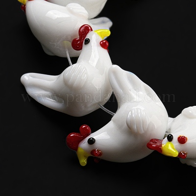 Бусы лэмпворк ручной работы LAMP-L079-01-1