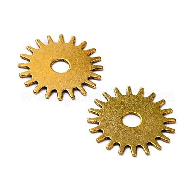 Подвески в стиле стимпанк из тибетского сплава TIBEP-AB5008-AG-FF-1