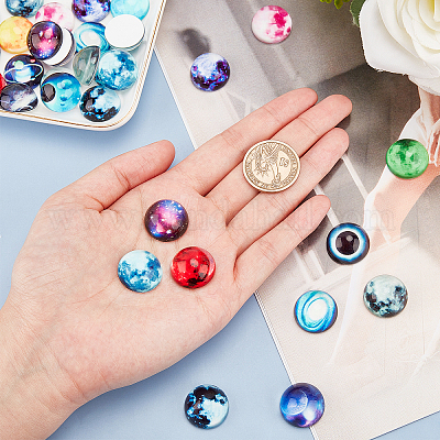 Кабошоны из стекла GGLA-AR0001-02A-1