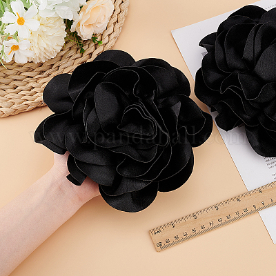 Броши-цветы из полиэстера JEWB-WH0021-54A-1