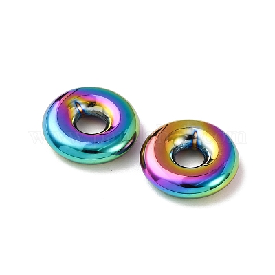 Европейские бусины из нержавеющей стали 304 STAS-D383-01A-RC-1