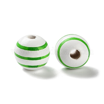 Набивные деревянные европейские бусины WOOD-Z002-07A-1