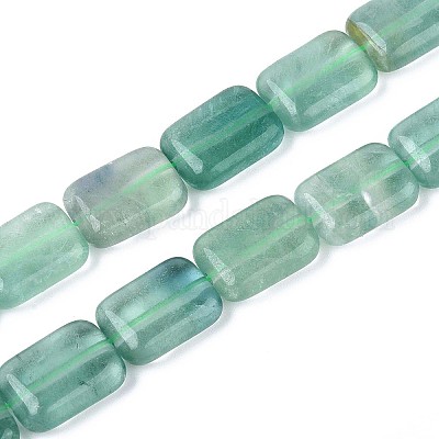 Естественный зеленый флюорит бисер нитей G-T142-63-1