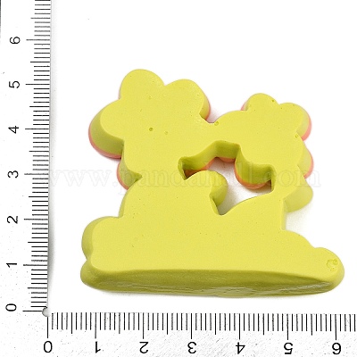 Непрозрачные кабошоны из смолы CRES-P037-01F-1