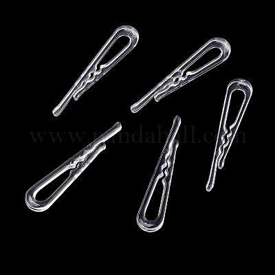 プラスチッククリップ  透明  38x8x2.5mm&nbsp;TOOL-D015-2-1