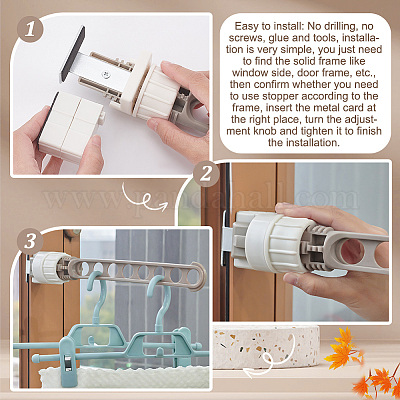 Переносная сушилка для одежды AJEW-WH0083-09B-1