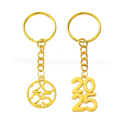 Брелок из сплава номер 2025 KEYC-FS00026-07-1