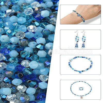 Стеклянные бусины смешанных стилей&nbsp;GLAA-YWC0003-01F-1