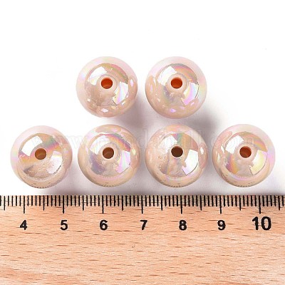 Непрозрачные акриловые бусины MACR-S370-D16mm-34-1