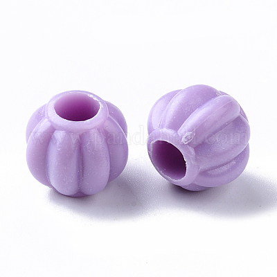 Непрозрачный полистирол (пс) пластиковые европейские бусы KY-I004-25-1