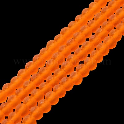 Прозрачные стеклянные бусины X-EGLA-A034-T6mm-MD25-1