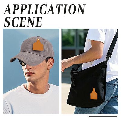 30 шт. бирки из искусственной кожи DIY-OC0014-32-1