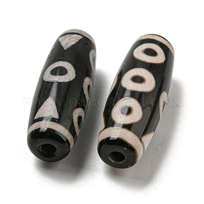 Тибетского стиля DZI бисер нитей G-P526-B09-1