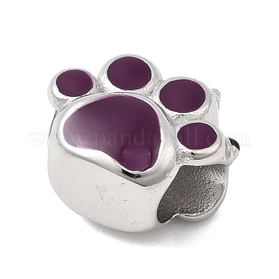 Европейские бусины из нержавеющей стали 304 STAS-D153-09A-P-1