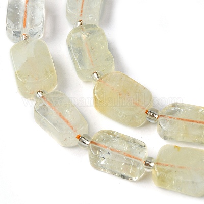 Природный цитрин бисер нитей G-C098-A14-01-1