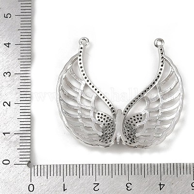 Латунные микро проложить кубического циркония подвески KK-M322-24P-1