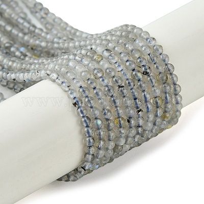 Природные лабрадорита бисер нитей G-Z034-B04-01-1