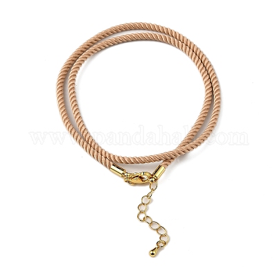 Изготовление ожерелья из нейлонового миланского шнура MAK-M028-01G-18-1