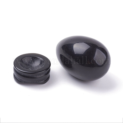 Натуральные обсидианные декорации DJEW-G018-01-1