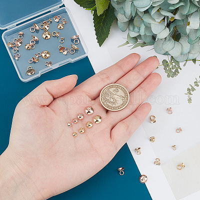 48 шт. 8 стиля 201 и 304 нержавеющая сталь бусины колпачки подвески STAS-UN0030-27-1